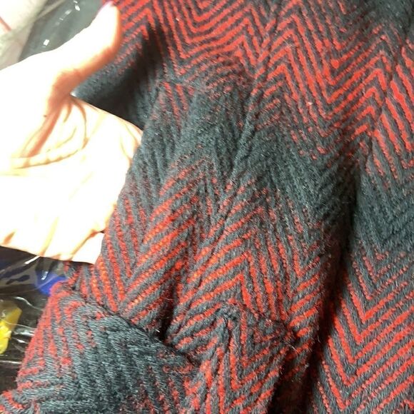 BB Dakota Wool Aztec Western Herringbone Coat Jacket - Picture 7 of 13